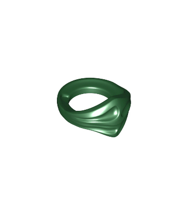 Dark Green Minifigure Bandana Ninja