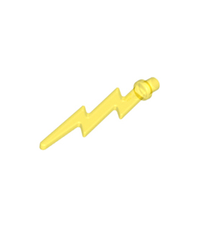 Trans-Yellow Wave Angular Single with Bar End (Lightning Bolt)