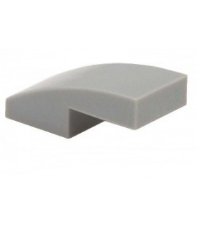 Light Bluish Gray Slope, Curved 2 x 1 No Studs
