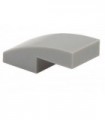 Light Bluish Gray Slope, Curved 2 x 1 No Studs