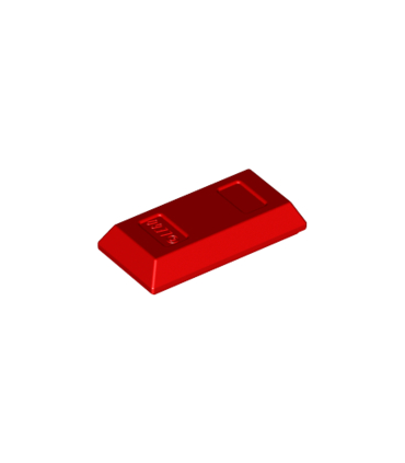 Red Minifigure, Utensil Ingot 1 x 2