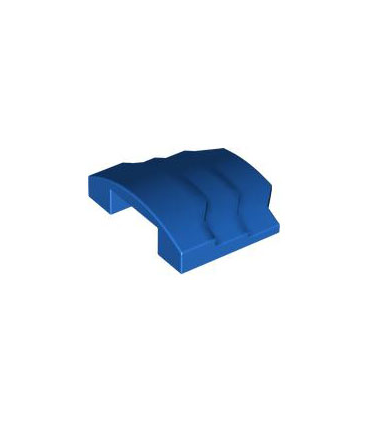 Blue Wedge 4 x 3 Stepped No Studs