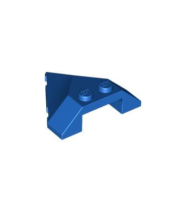 Blue Wedge 4 x 4 Pointed