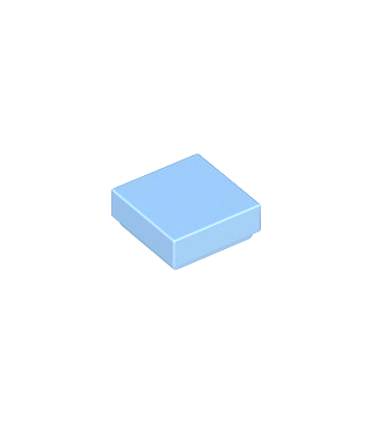 Bright Light Blue Tile 1 x 1