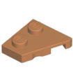 Medium Nougat Wedge, Plate 2 x 2 Left