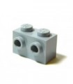 Light Bluish Gray Brick, Modified 1 x 2 with Studs on 1 Side