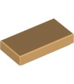 Medium Tan Tile 1 x 2