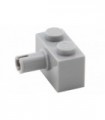 Light Bluish Gray Brick, Modified 1 x 2 with Pin