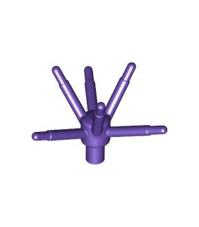 Dark Purple Plant Flower Stem with Bar and 6 Stems