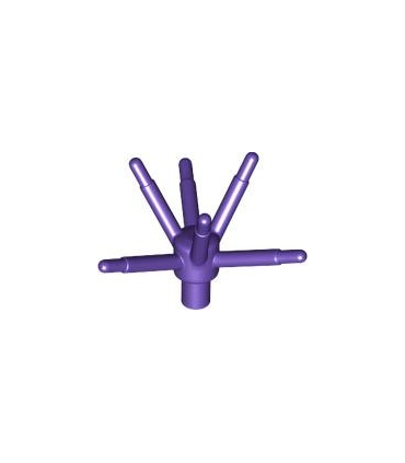 Dark Purple Plant Flower Stem with Bar and 6 Stems
