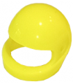 Neon Yellow Minifigure, Headgear Helmet Motorcycle (Standard)
