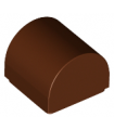 Reddish Brown Slope, Curved 1 x 1 x 2/3 Double