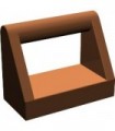 Reddish Brown Tile, Modified 1 x 2 with Handle