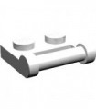 White Plate, Modified 1 x 2 with Handle on Side - Closed Ends