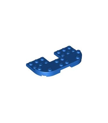 Blue Plate, Round 4 x 8 x 2/3, Raised 2 x 8 and 2 x 2 Cutout