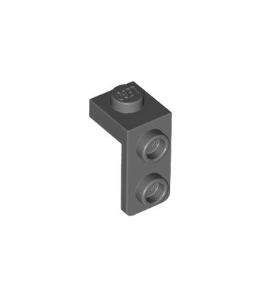 Dark Bluish Gray Bracket 1 x 1 - 1 x 2