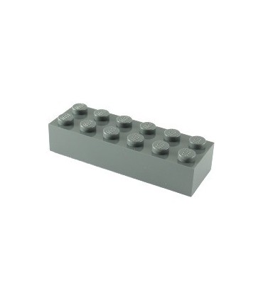 Dark Bluish Gray Brick 2 x 6