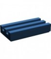 Dark Blue Tile, Modified 1 x 2 Grille with Bottom Groove / Lip