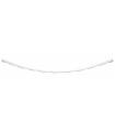 White Hose, Flexible 21L with 2 Connector Ends and Rope Climbing Grips