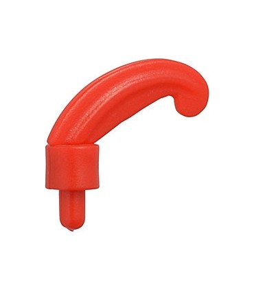 Red Minifigure, Plume Feather Small