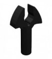 Black Bar 1L with Clip Mechanical Claw, Cut Edges and Hole on One Side