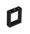 Black Window 1 x 3 x 3 Flat Front