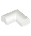 White Slope, Curved 2 x 2 x 2/3 Double Corner