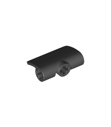 Black Technic, Panel Curved 2 x 3 x 1