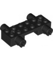 Black Vehicle, Base 2 x 6 x 1 with Axle Holders on Sides