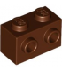 Reddish Brown Brick, Modified 1 x 2 with Studs on 1 Side