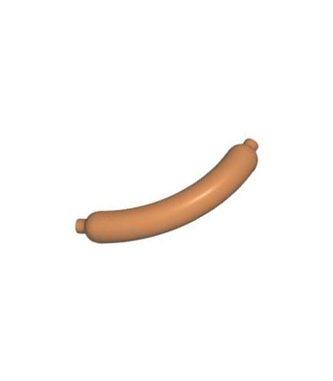 Medium Nougat Hot Dog / Sausage