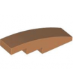Medium Nougat Slope, Curved 4 x 1