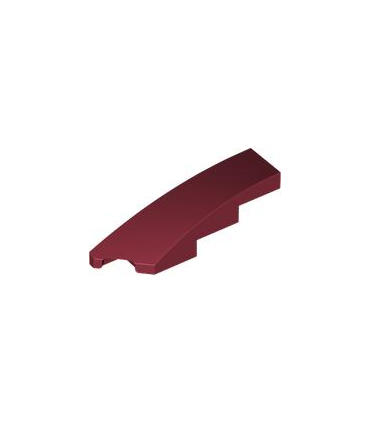 Dark Red Wedge 4 x 1 Left