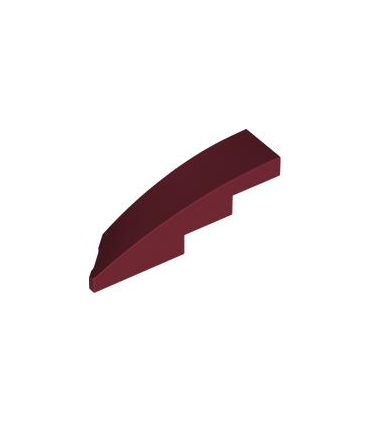 Dark Red Wedge 4 x 1 Right