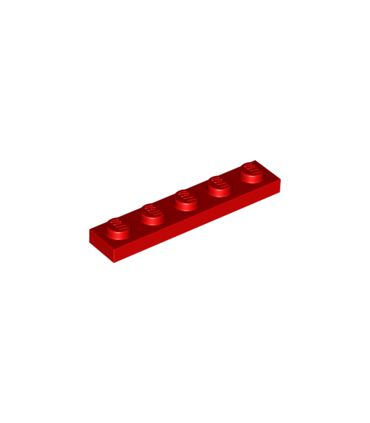 Red Plate 1 x 5