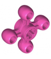 Dark Pink Technic Knob Cog / Gear / Wheel with Axle Hole (+ Orientation)