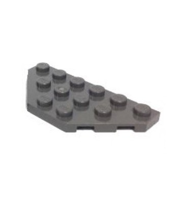Dark Gray Wedge, Plate 3 x 6 Cut Corners