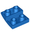 Blue Slope, Curved 2 x 2 x 2/3 Inverted