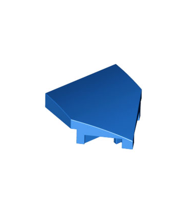 Blue Wedge 2 x 2 x 2/3 Pointed