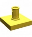 Yellow Tile, Modified 2 x 2 with Pin