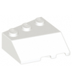 White Wedge 3 x 3 Sloped Left