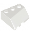 White Wedge 3 x 3 Sloped Right