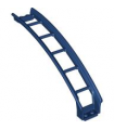 Dark Blue Train, Track Roller Coaster Ramp Large Upper Part, 6 Bricks Elevation