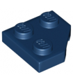 Dark Blue Wedge, Plate 2 x 2 Cut Corner