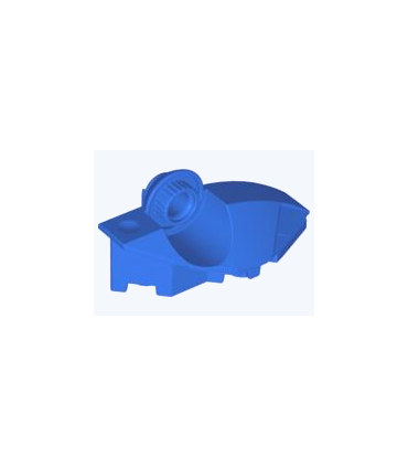 Blue-Violet Large Figure Foot with Rotation Joint Ball Half Vertical