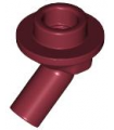 Dark Red Bar 1L with Angled Hollow Stud