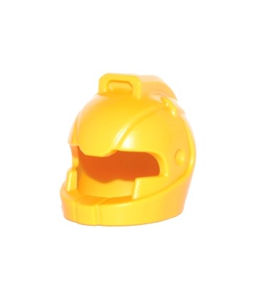 Bright Light Orange Minifigure, Headgear Helmet Space with Air Intakes and Hole on Top