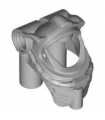 Light Bluish Gray Minifigure, Headgear Helmet Underwater / Space with Air Tanks