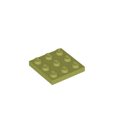Olive Green Plate 3 x 3