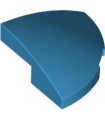 Dark Azure Slope, Curved 2 x 2 x 2/3 Corner Round